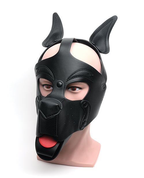 665 Playful Pup Hood - O/S Black